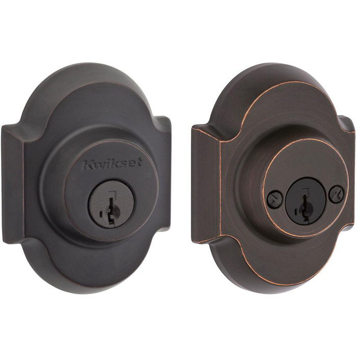 Kwikset Double Cylinder Deadbolt with SmartKey Wayfair
